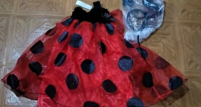 * NWT *Ladybug Costume Toddler SIZE  2T  Dress * WAND  & Headband  - Image 1 of 4