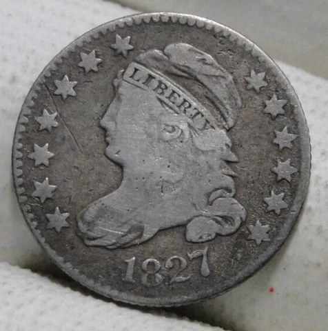 1827 Capped Bust Dime Cover