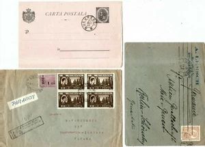 H7 Rumania a Alemania Cubiertas registradas EE. UU. caRTA POSTAL papelería antigüedades  - Imagen 1 de 1