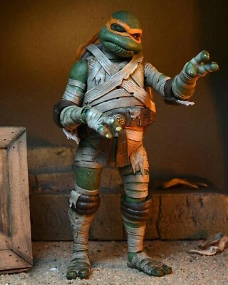 Universal Monster TMNT Tartarughe Ninja Michelangelo AS Mummy Neca Action Figure - Immagine 1 di 4