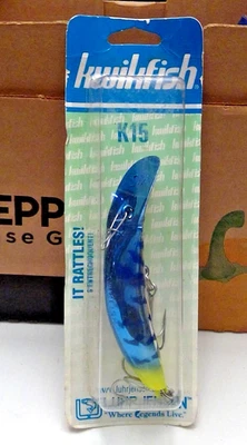 Luhr-Jensen K-15 Kwikfish Salmón Señuelo Pre Rapala Nuevo de Lote Antiguo en Paquete Color Caliente Foto 1 de 2