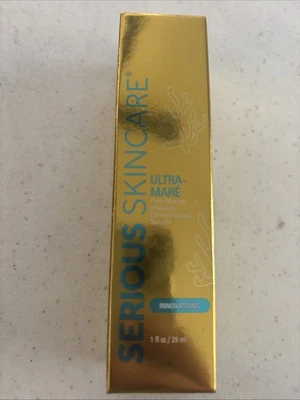 Serious Skin Care Ultra-Mare Pure Marine Infusion Suero Concentrado 1oz NUEVO Foto 1 de 4