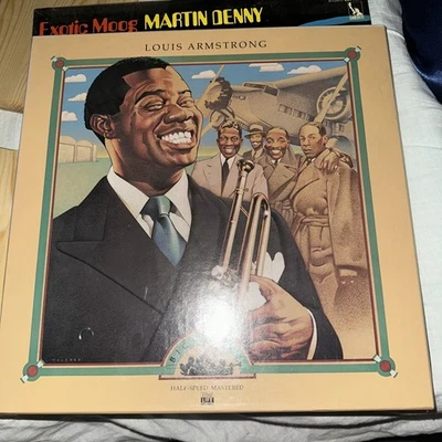 Louis Armstrong TimeLife 2 LP vinyl Record Box Set Half Speed Mastered Brand New - Image 1 of 2