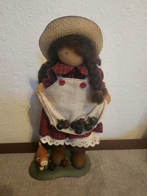 Lizzie High 木制娃娃 "Ellie Bowman" #1396 手工制作原标签 — 第 1/4 张图片