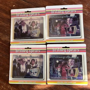 Britney Spears Video Motion Card 2000 4er Set, Two Baby One More Time & Ups! - Bild 1 von 2