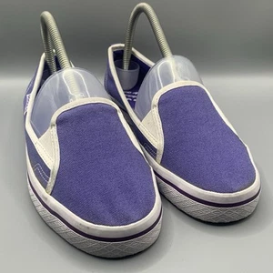 Adidas Zapato de Entrenamiento de Lona Sin Cordones para Mujer Reino Unido 5.5 Púrpura Lila Nueva Muestra - Imagen 1 de 11