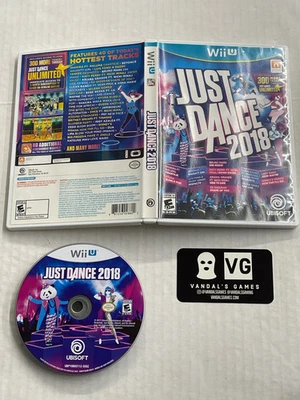 Wii U - Just Dance 2018 任天堂 Wii U 带盒 #111 — 第 1/2 张图片