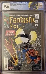 FANTASTIC FOUR #52 CGC 9.6 EDICIÓN FACSÍMIL 2023 MARVEL KIRBY SINNOTT - Imagen 1 de 2