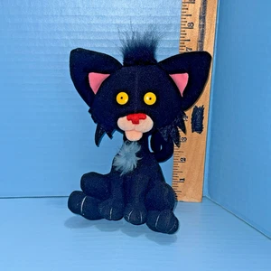MerryMakers Bad Kitty 7" Plush Black Cat Character From Nick Bruel Book - Picture 1 of 4
