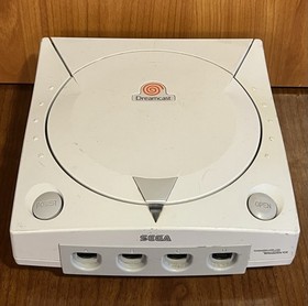 Sega Dreamcast Console Only White Console Model Powers On Not Further Tested