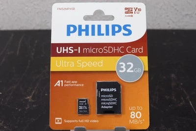 Philips 32GB UHS-1 MicroSDHC Ultra Speed Card FM32MP45B - Image 1 of 2