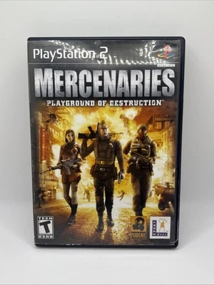 Mercenaries: Playground of Destruction (Sony PlayStation 2, 2005) No Manual - Image 1 of 4