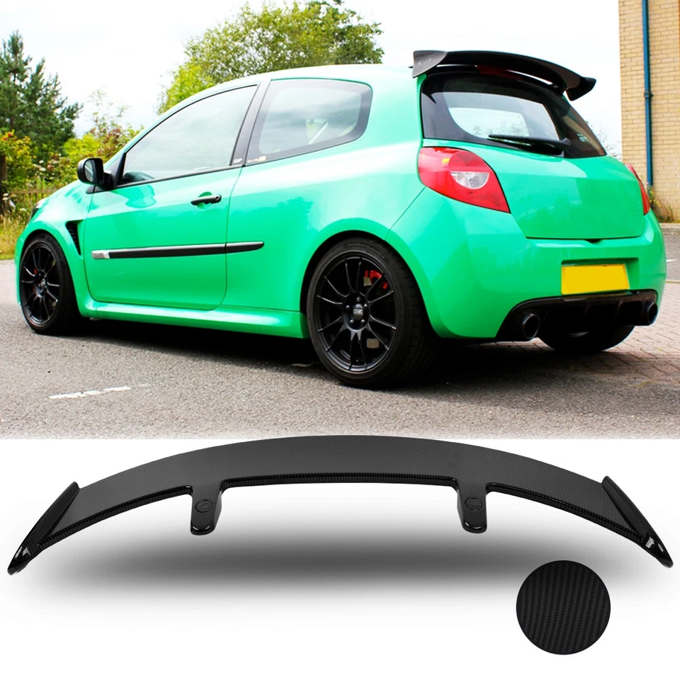 Carbon 52" Rear Hatch Truck Spoiler GT Style Racing Lip For Renault Clio 2002-17 Foto 1 de 4