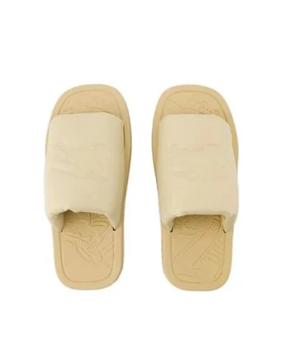 BNWT Burberry EKD Slab Leather Slides MSRP $790!! - Image 1 of 4