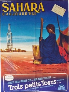 "SAHARA D'AUJOURD'HUI"-P.GOUT-1957-60X80 cm-ENTOILEE / ON LINEN - ALGERIE - Picture 1 of 1