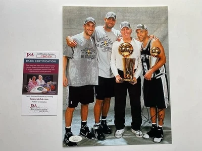 TONY PARKER San Antonio Spurs баскетбол с автографом подписанная фотография фото сертификат подлинности - Изображение 1 из 2