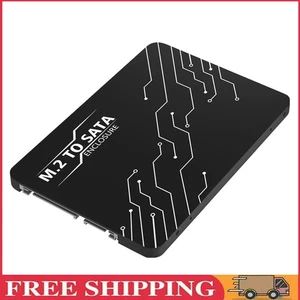 M.2-Adapter auf 2,5 SATA-Gehäuse SSD-Gehäuse für 2230 2242 2260 2280 SSDs - Afbeelding 1 van 11
