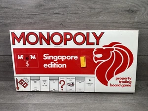 Juego de mesa Monopoly Singapur 1987 edición cabeza de león sin usar como nuevo - Imagen 1 de 11