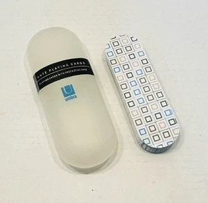 Umbra Ante Playing Cards In Translucent Protective Hard Case Complete - Picture 1 of 14