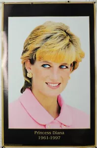 Prinzessin Diana von Wales Vintage Poster 34"" x 22,50"" Neu aus altem Lagerbestand (b449) - Bild 1 von 3