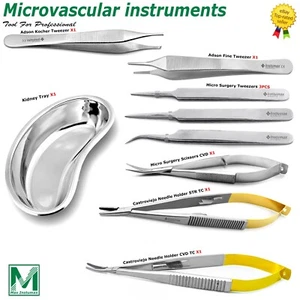 Microvascular instruments Microsurgery Micro-Needle Holders Scissors - Picture 1 of 10