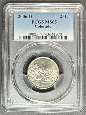 2006-D Colorado Quarter PCGS MS-65, Buy 3 Items, Get $5 Off!! - Image 1 of 2