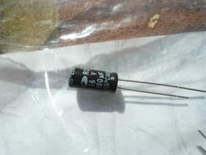 100uF 16V  ELECTROLYTIC CAPACITOR  pack of 10 - Picture 1 of 1