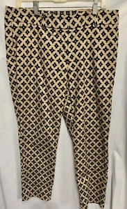 Pantalones al tobillo ajustados para mujer White House Black Market 10R bolsillos con cremallera color negro tostado - Imagen 1 de 10