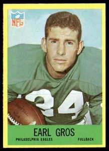 Philadelphia Earl Gros Philadelphia Eagles 1967 #137 - Imagen 1 de 2