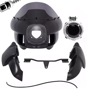 Front Fairing/Lower Leg Fairing Fit For Harley Dyna Wide Super Glide FXR Fairing - Picture 1 of 42