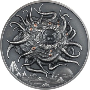 AZATHOTH Howard Phillips Lovecraft 3 Oz Silver Coin $20 Palau 2023 - Picture 1 of 5