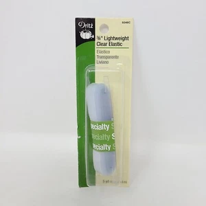 Dritz 3/8" x 5 yd Specialty Lightweight Clear Elastic | 9346C - Picture 1 of 2