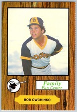1979 Family Fun Centers Dean's Photo San Diego Padres Bob Owchinko San Diego
