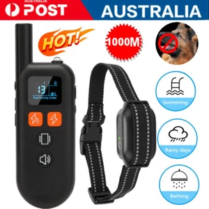 Pet dog training electric shock anti-bark 1KM obedience E-collar remote control - Picture 1 of 14