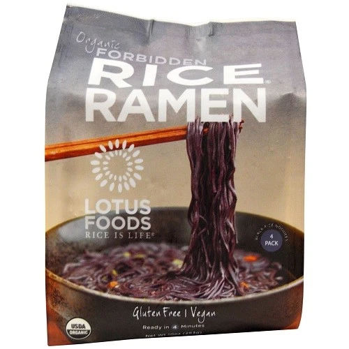 Lotus Foods Rice Ramen 4pk Forbidden 10 Oz
