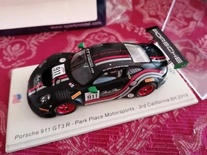SPARK PORSCHE 911 GT3 R 8h CALIFORNIA 2019 N AMR MINICHAMPS IXO - Foto 1 di 6