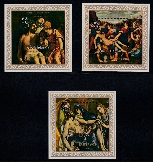 COOK ISLANDS Easter 1976 MNH souvenir sheets - Image 1 of 1