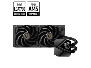 MSI MAG Series CORELIQUID P240 AIO Liquid CPU Cooler, 240mm Radiator, Dual 120mm - Photo 1/6