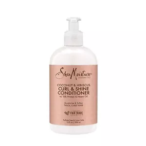 Shea Moisture Coconut & Hibiscus Curl & Shine Conditioner, 13 Ounce - Picture 1 of 1