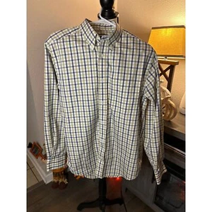 Eddie Bauer men’s long sleeve plaid size small relaxed fit - Picture 1 of 4