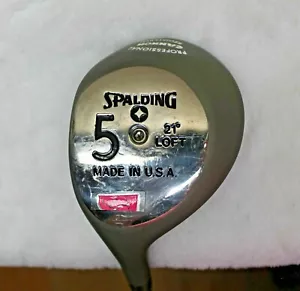 //NEW GRIP - Spalding - Cannon 21* #5 FW - LH - Men's - Medium - Steel #454 - Picture 1 of 12