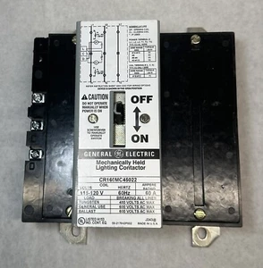 NEW GE CR160MC45022 Mechanically Held Contactor, Coil 115-120V, 60A, CR160MC - Picture 1 of 9