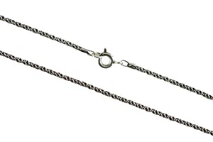 Chaîne Fine maille Palmier Chaine Argent 925 - 70 cm -Largeur 1.6mm - 8 gr #5563 - Picture 1 of 4
