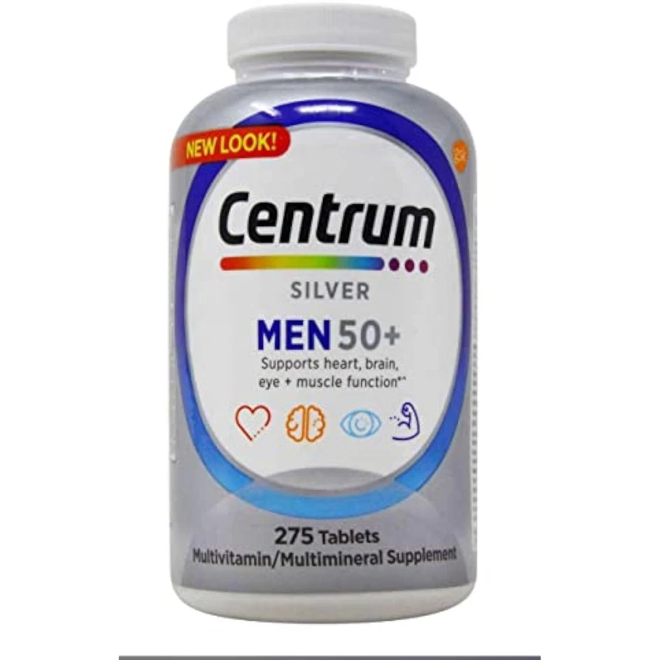 Centrum Silver Multivitamin for Men 50 Plus Multivitamin/Multimineral Supplement - 200 Count