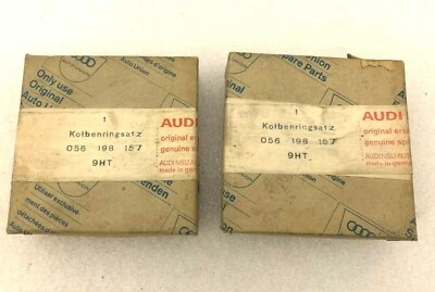 Audi VW classic piston rings Passat Audi 80 B1 100 C1? Set of 2 056198157 NEW NOS - Image 1 of 3