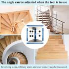 Stair Tread Gauge Template Tool Shelf Scribe Tool for Cutting Drywall Stairs