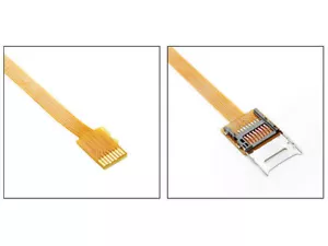 Micro SD TF Memory Card Kit Male to Female Extension Flat FPC Cable Extender - Picture 1 of 1