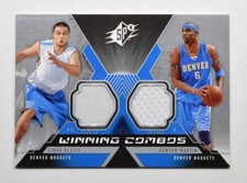2005-06 SPx Winning Materials Combos #KM Linas Kleiza Kenyon Martin