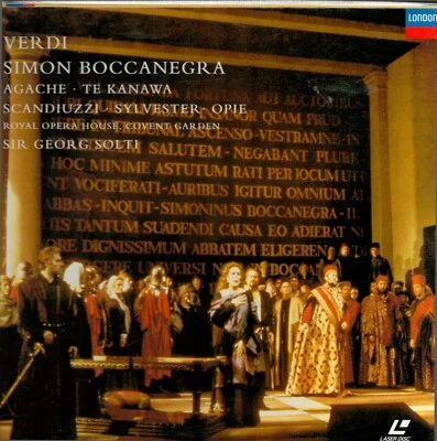 VERDI Simon Boccanegra LASERDISC Te Kanawa, Agache; Royal Opera House C.G. SOLTI - Image 1 of 3