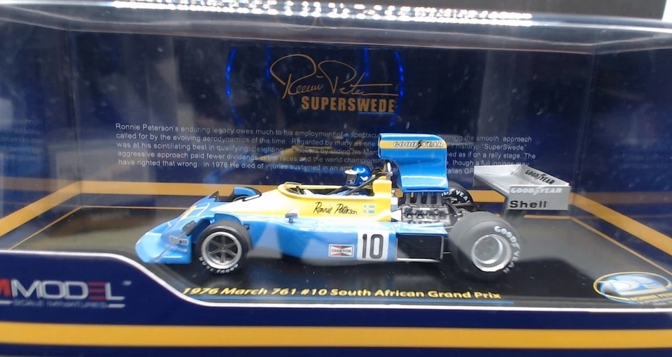 TSM - RONNIE PETERSON - 1976 MARCH 761 SOUTH AFRICAN GP - 1:43 - TSM124328 - Image 1 of 1
